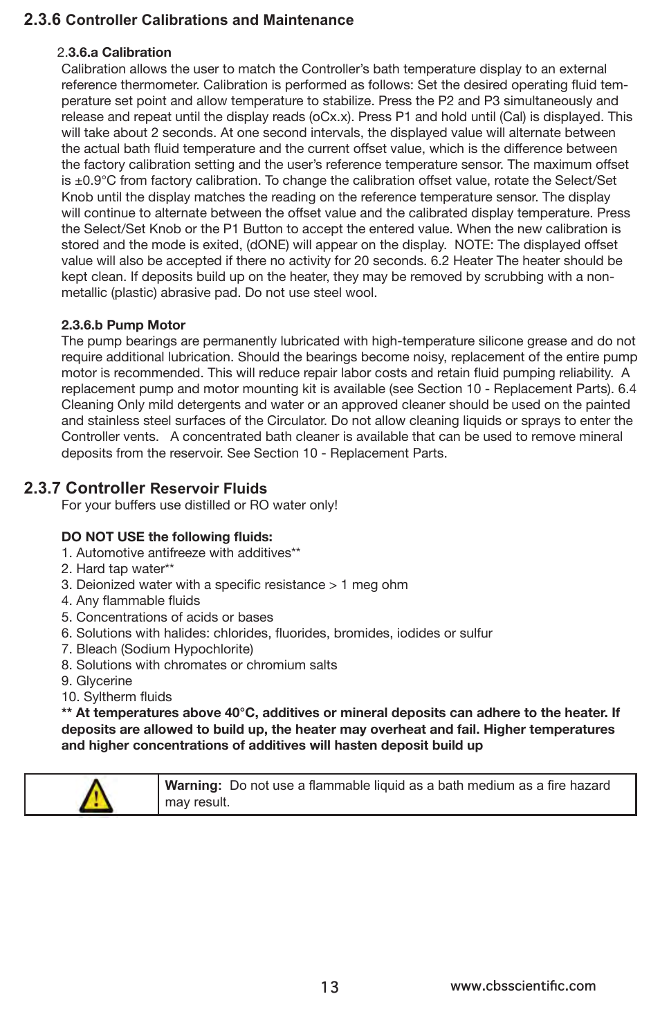 2 3 7 controller | C.B.S. Scientific DGGEK-2401 User Manual | Page 13 / 36