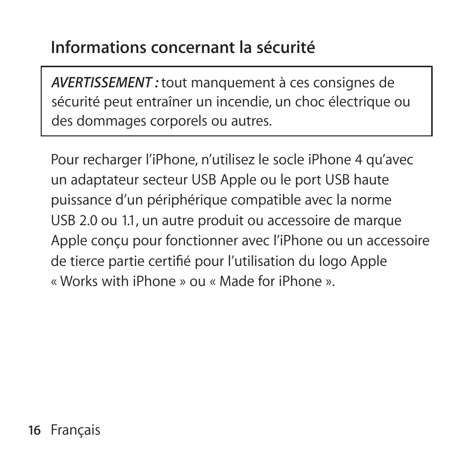 Apple iPhone 4 Dock User Manual | Page 16 / 40