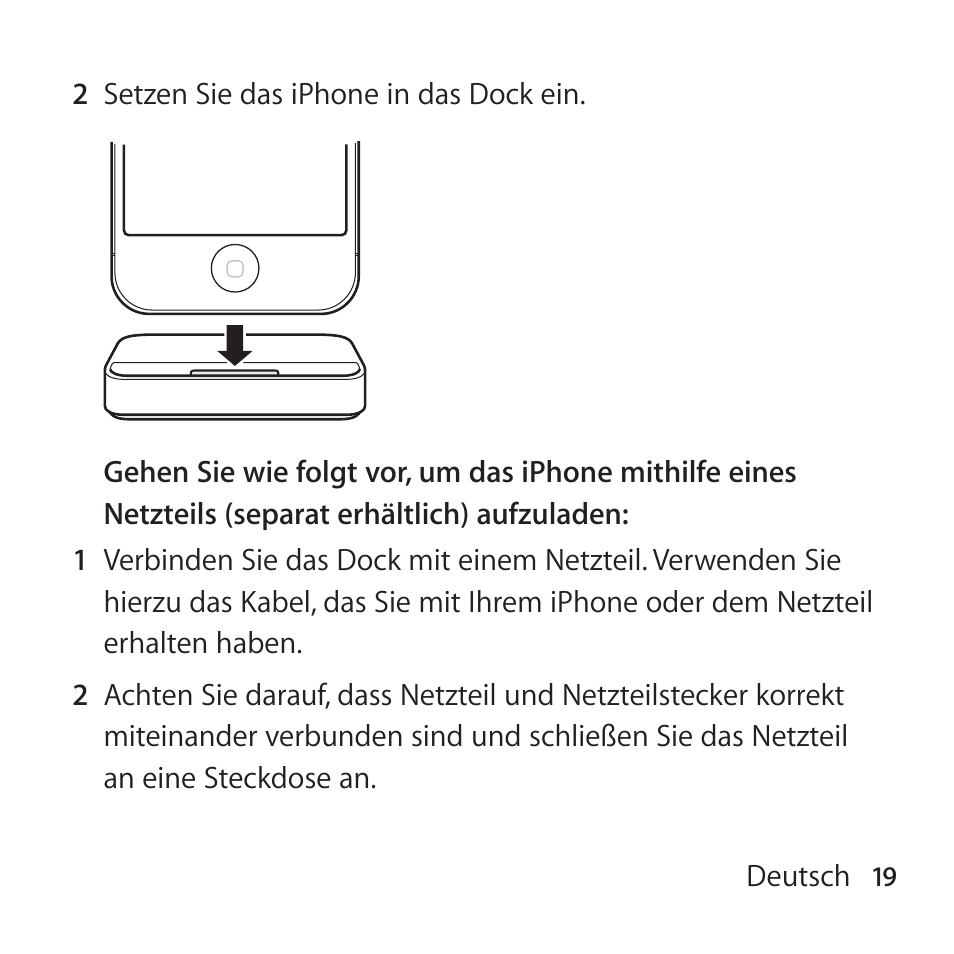 Apple iPhone 4 Dock User Manual | Page 19 / 40