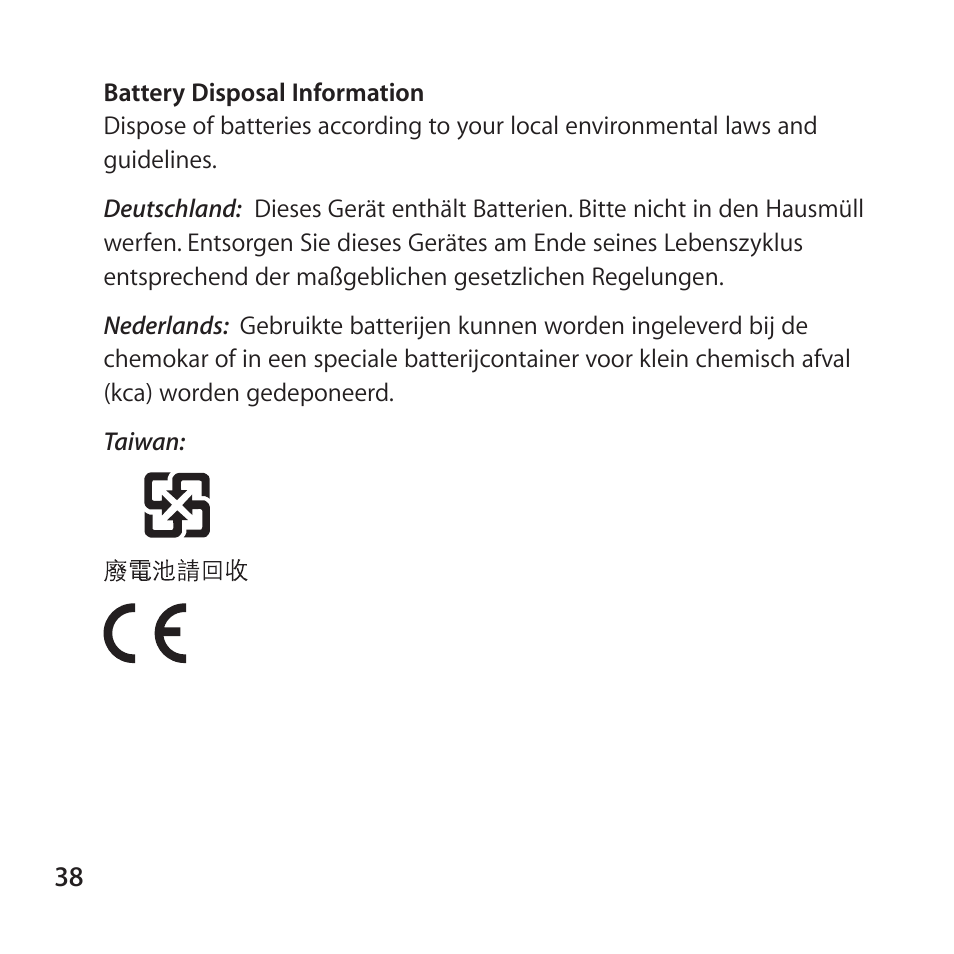 Apple iPhone 4 Dock User Manual | Page 38 / 40