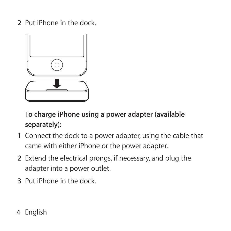 Apple iPhone 4 Dock User Manual | Page 4 / 40