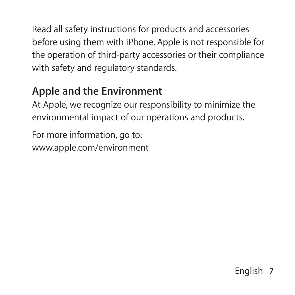 Apple iPhone 4 Dock User Manual | Page 7 / 40