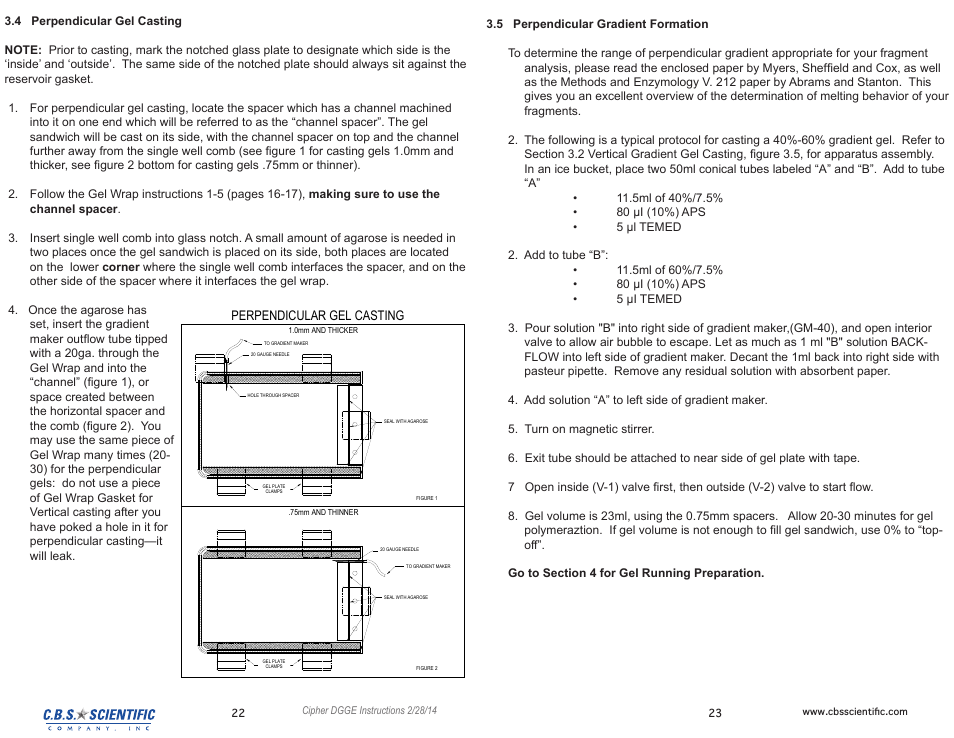 C.B.S. Scientific DGGEK-4801 User Manual | Page 12 / 19