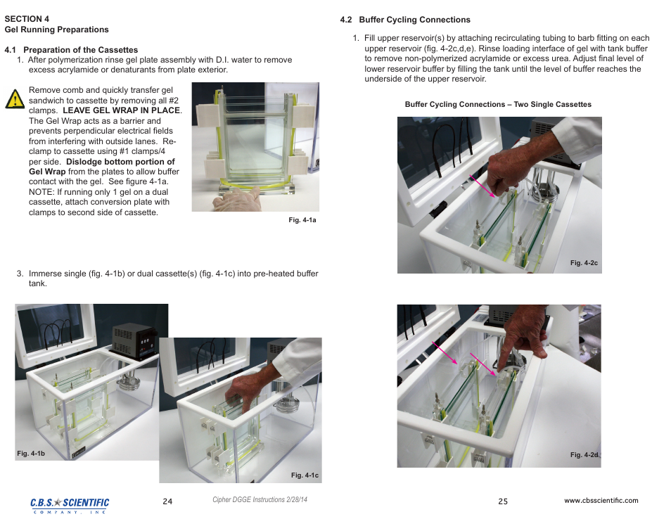 C.B.S. Scientific DGGEK-4801 User Manual | Page 13 / 19