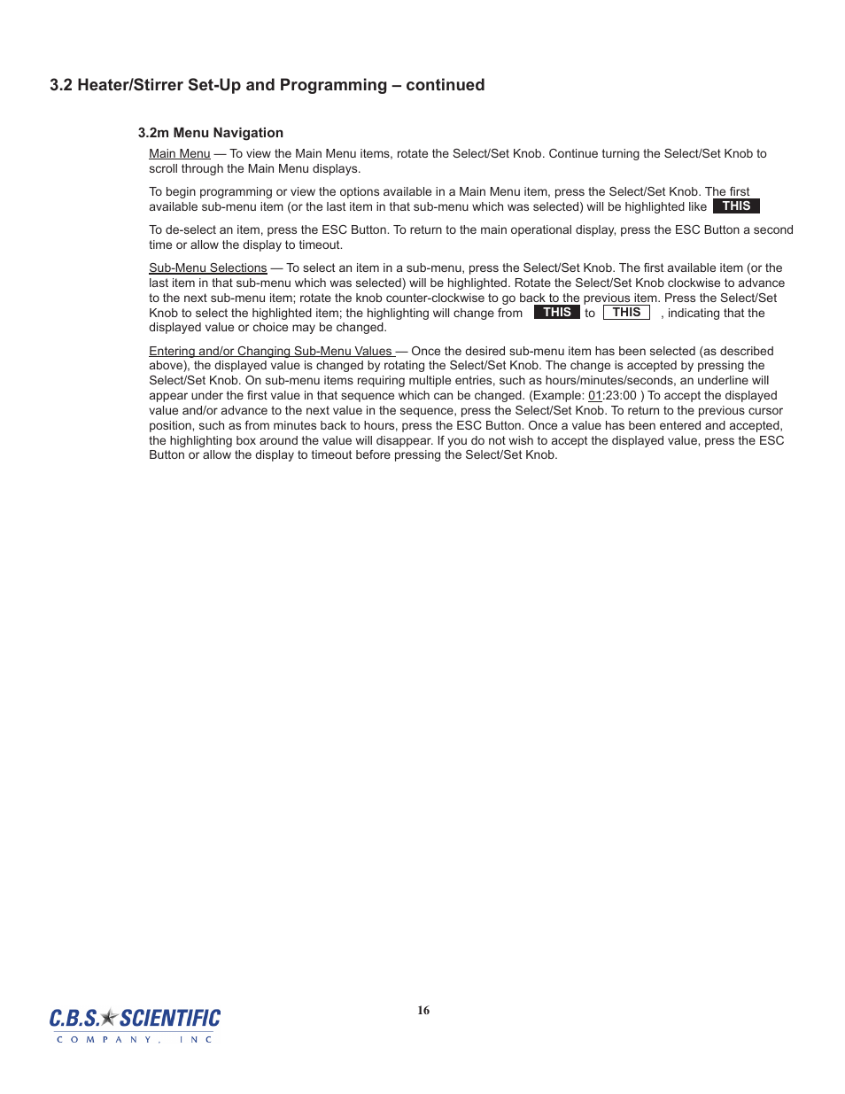 C.B.S. Scientific TTGEK-2401-220 User Manual | Page 16 / 60
