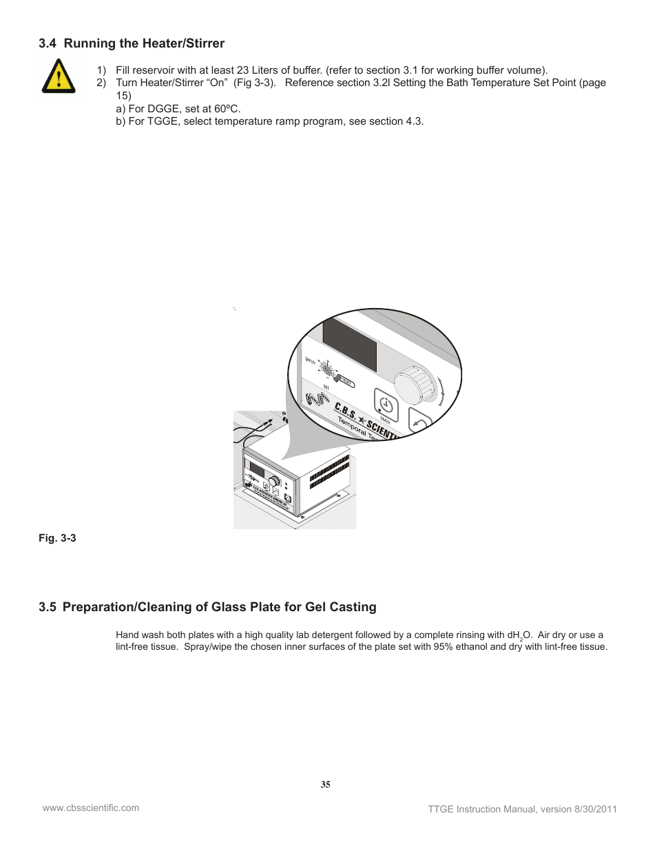 C.B.S. Scientific TTGEK-2401-220 User Manual | Page 35 / 60