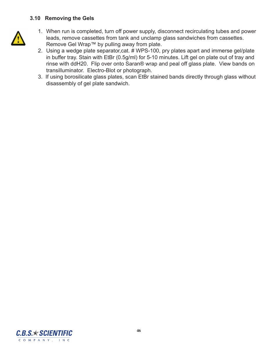 C.B.S. Scientific TTGEK-2401-220 User Manual | Page 46 / 60