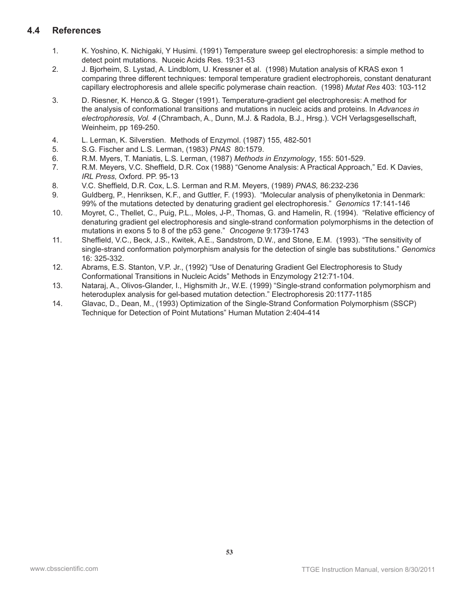 C.B.S. Scientific TTGEK-2401-220 User Manual | Page 53 / 60