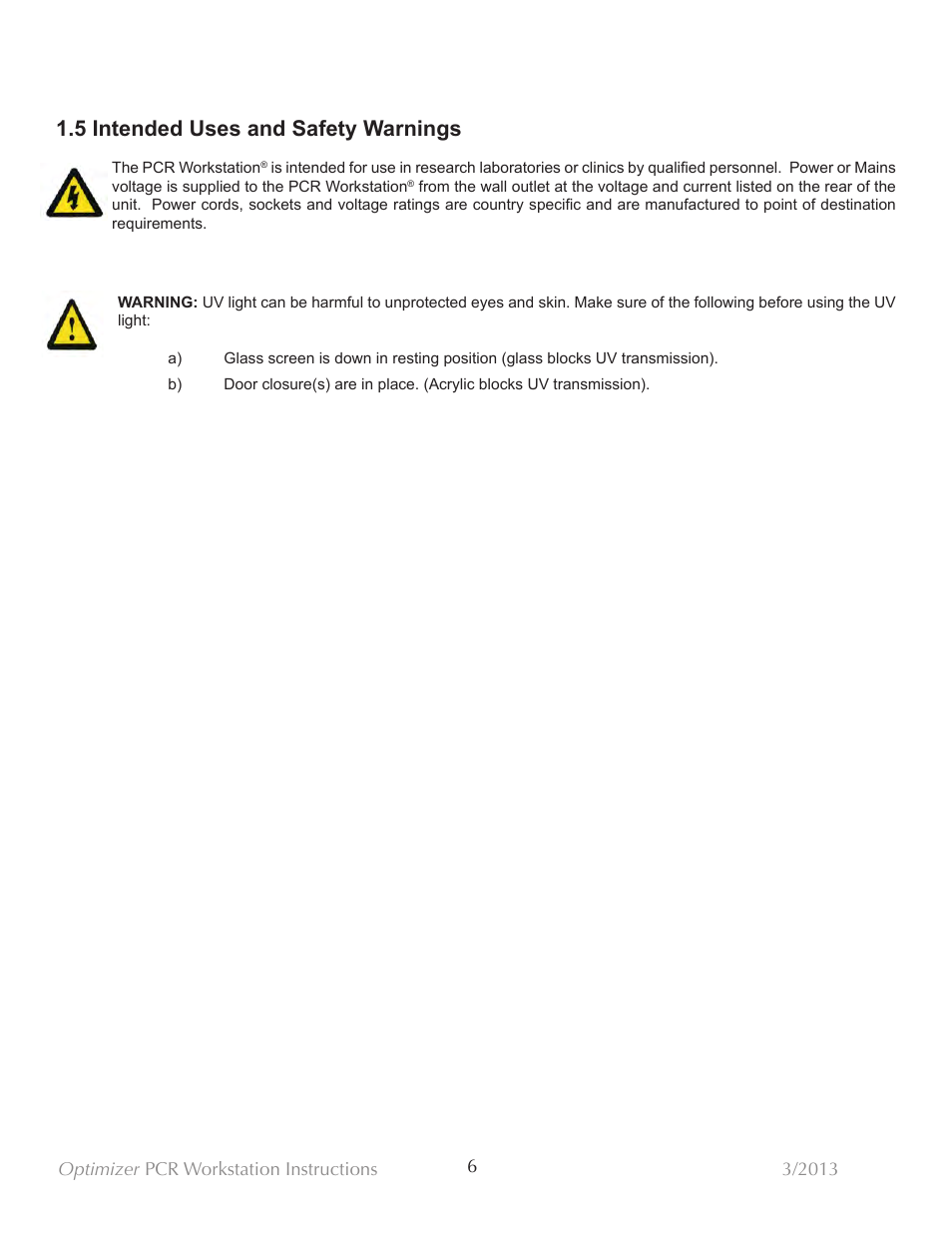 5 intended uses and safety warnings | C.B.S. Scientific PP-048-202-SS User Manual | Page 7 / 21
