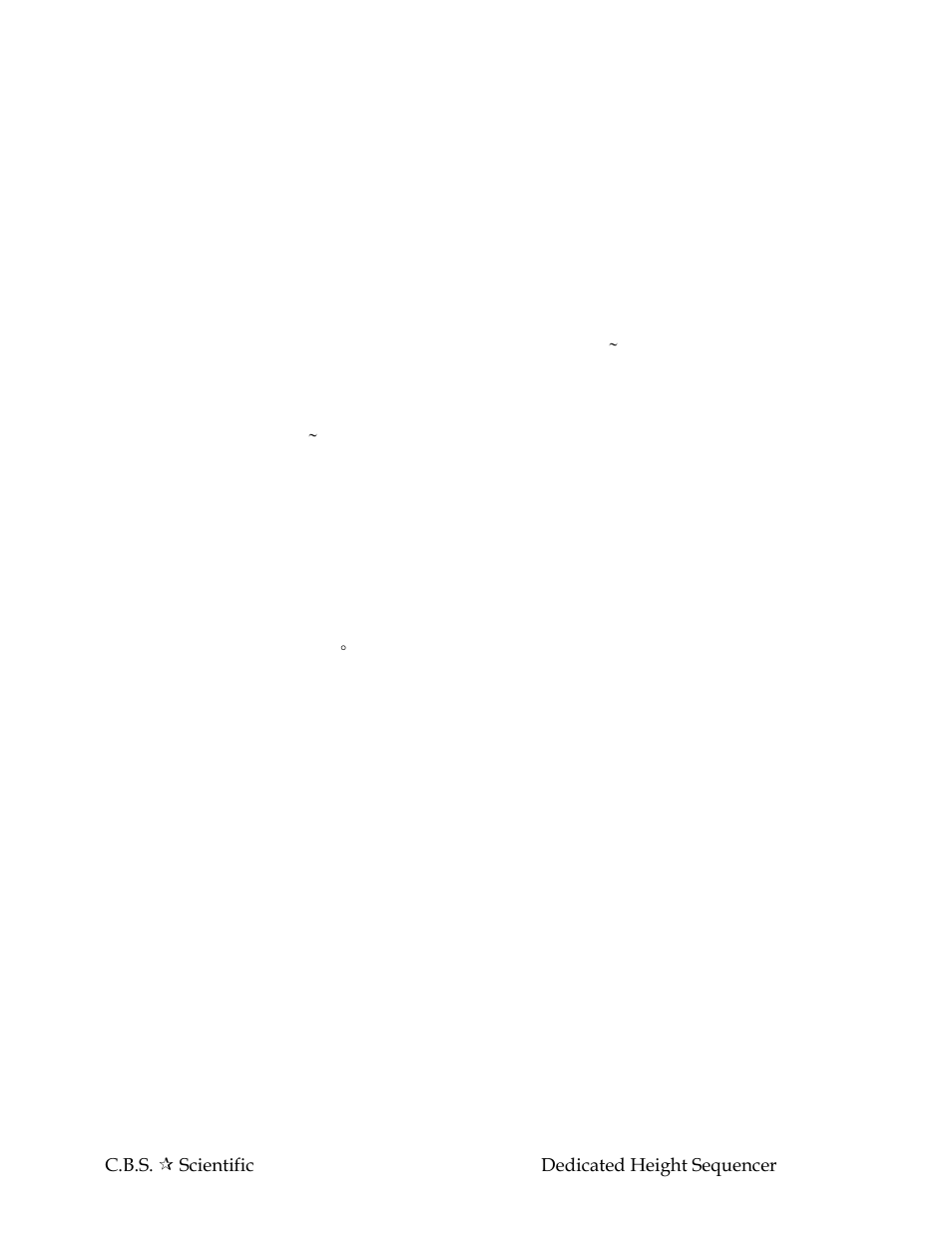 C.B.S. Scientific DH Series User Manual | Page 21 / 40