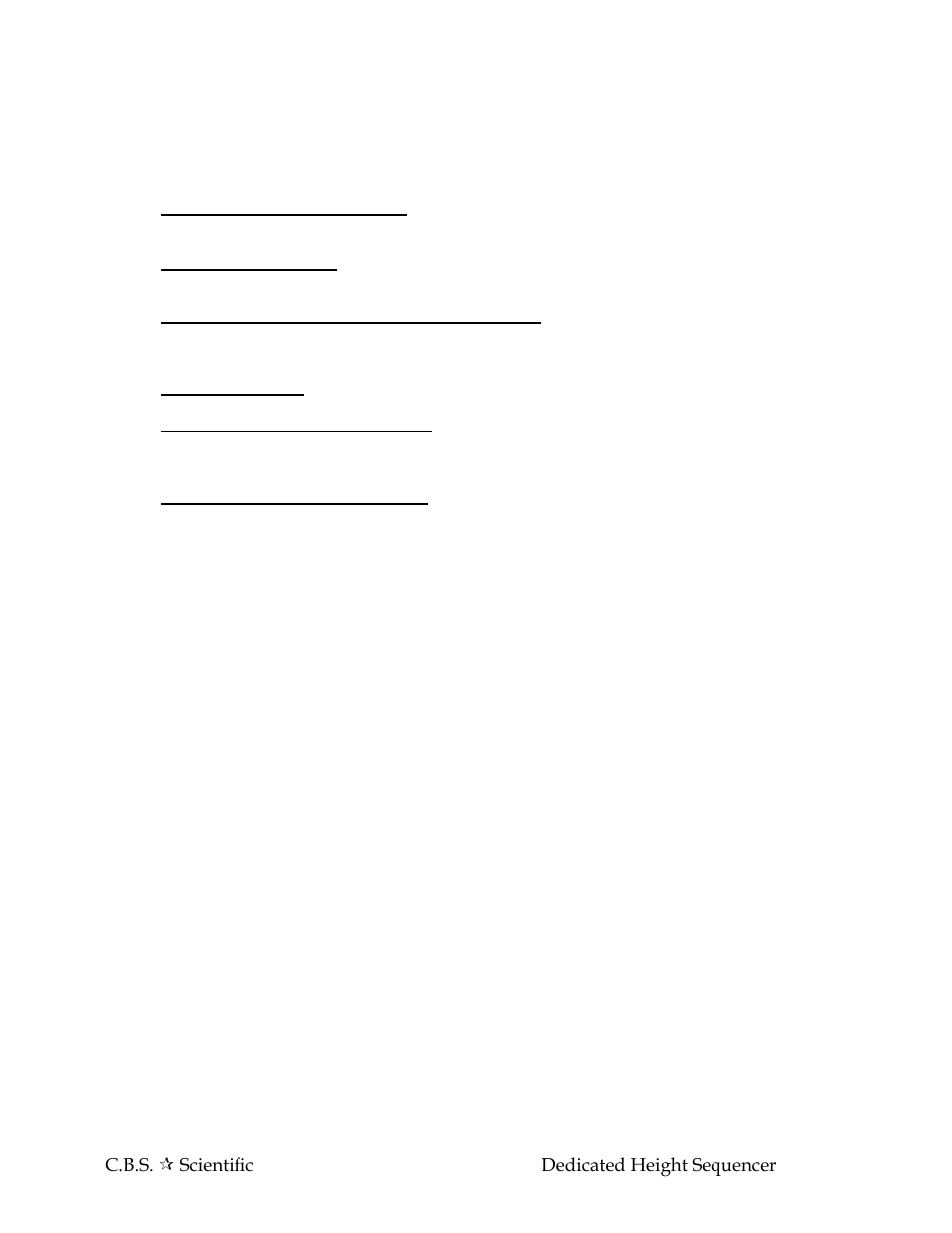 C.B.S. Scientific DH Series User Manual | Page 22 / 40