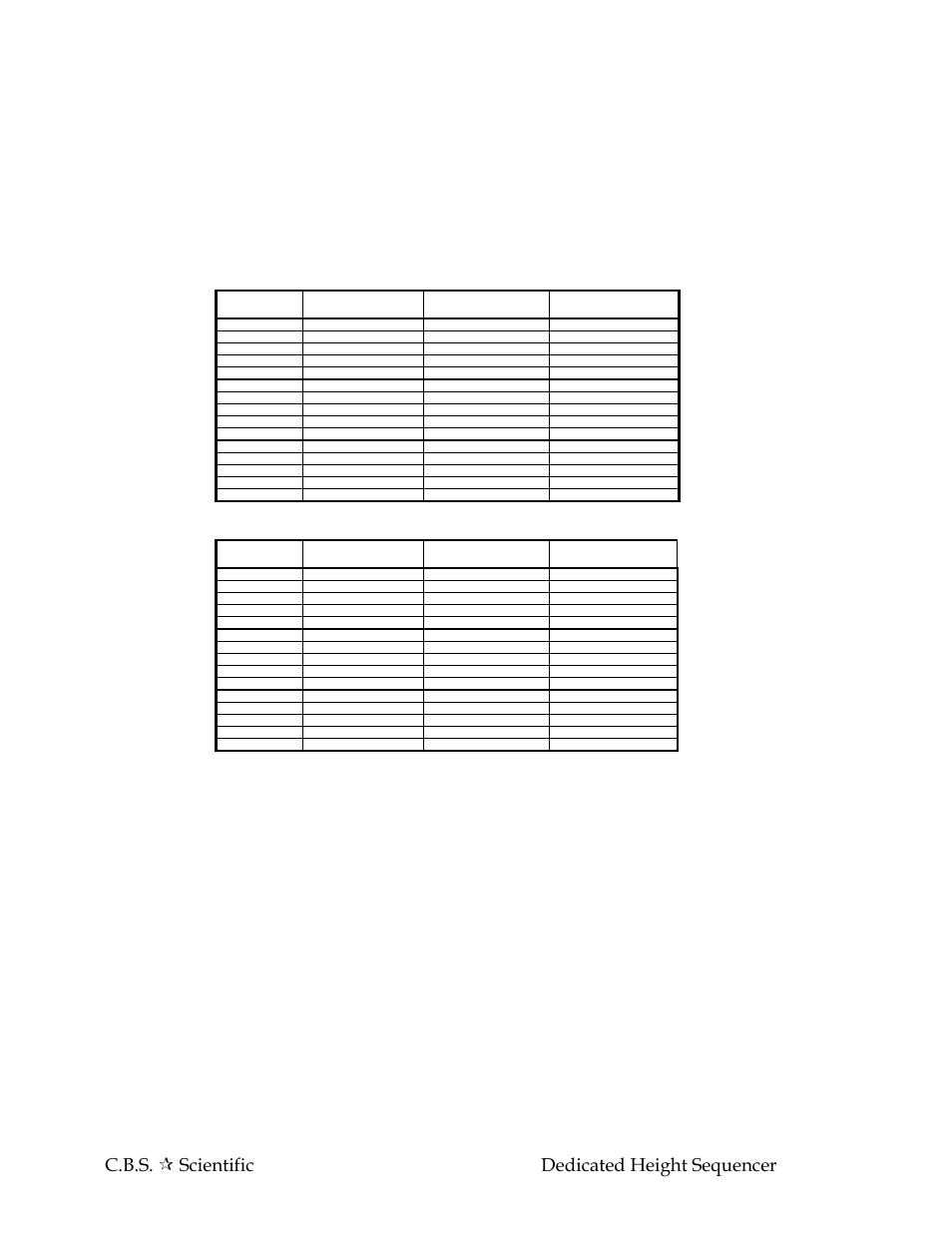 For 20cm wide unit, For 33cm wide unit | C.B.S. Scientific DH Series User Manual | Page 23 / 40