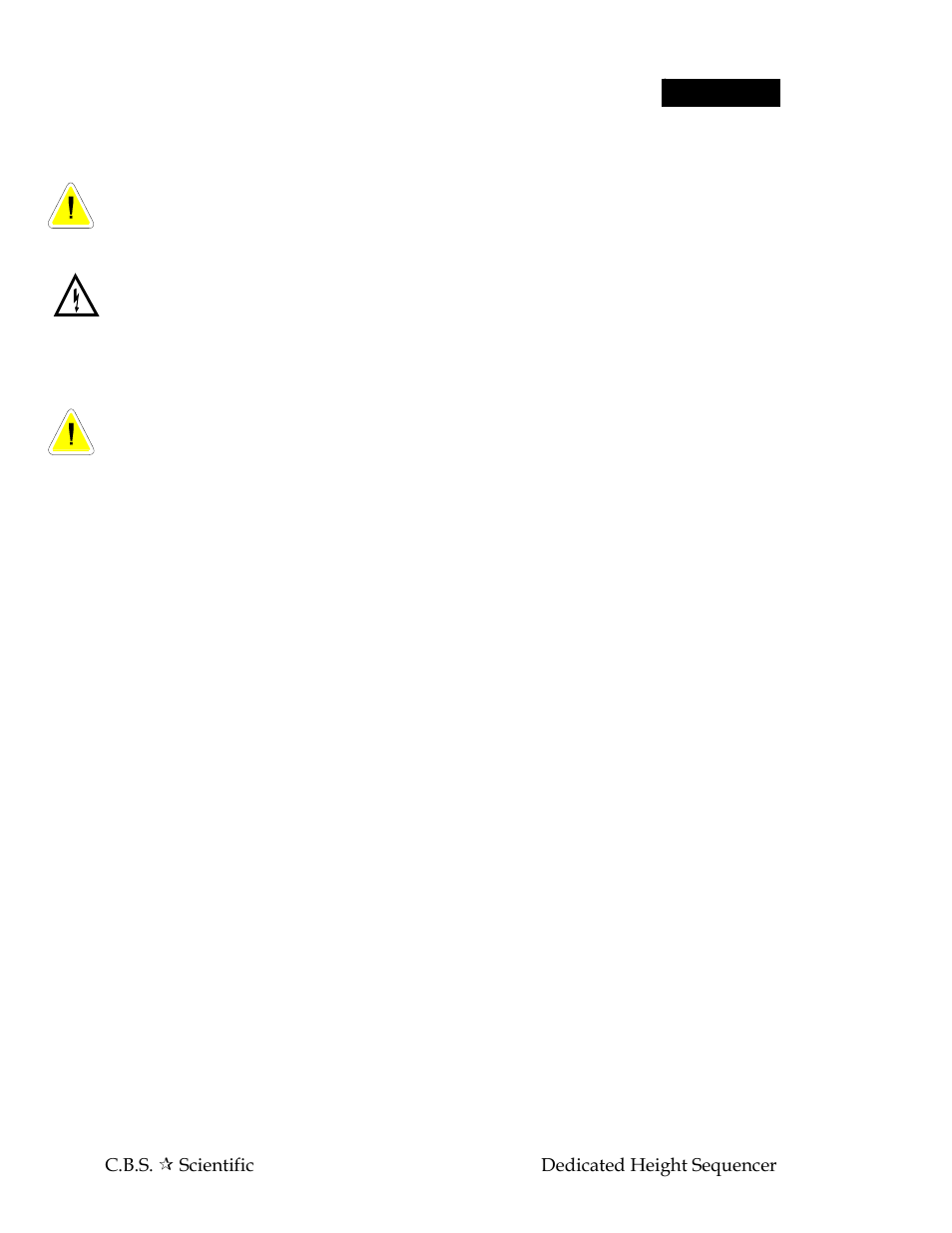 C.B.S. Scientific DH Series User Manual | Page 3 / 40