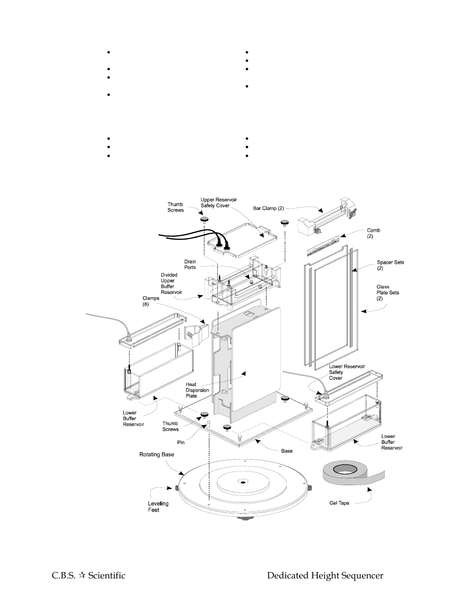 C.B.S. Scientific DH Series User Manual | Page 8 / 40