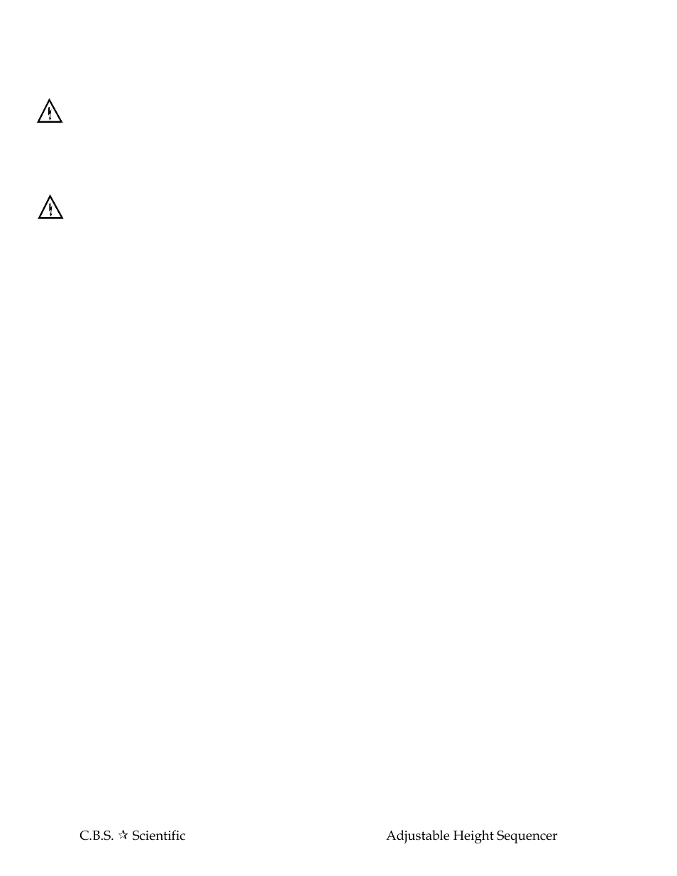 C.B.S. Scientific SG Series User Manual | Page 17 / 36