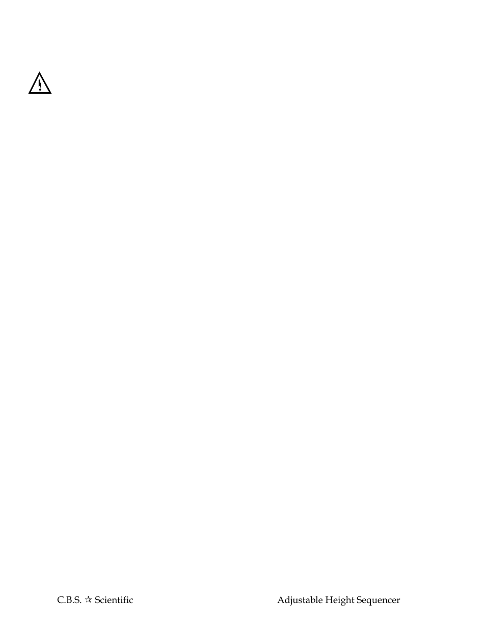 C.B.S. Scientific SG Series User Manual | Page 6 / 36