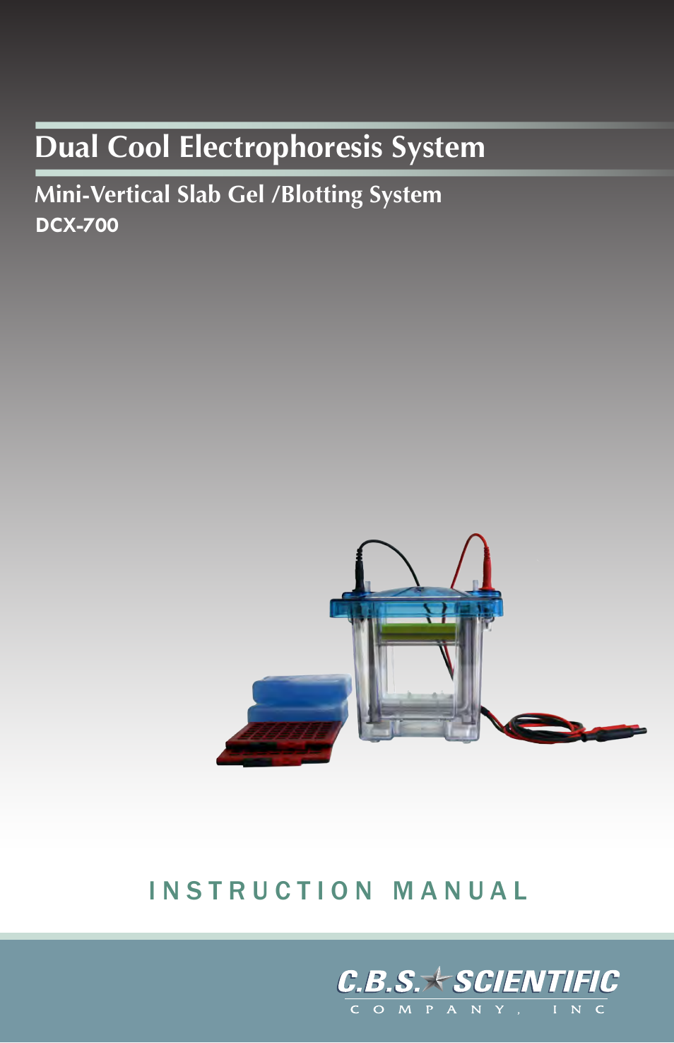 C.B.S. Scientific DCX-700 User Manual | 24 pages