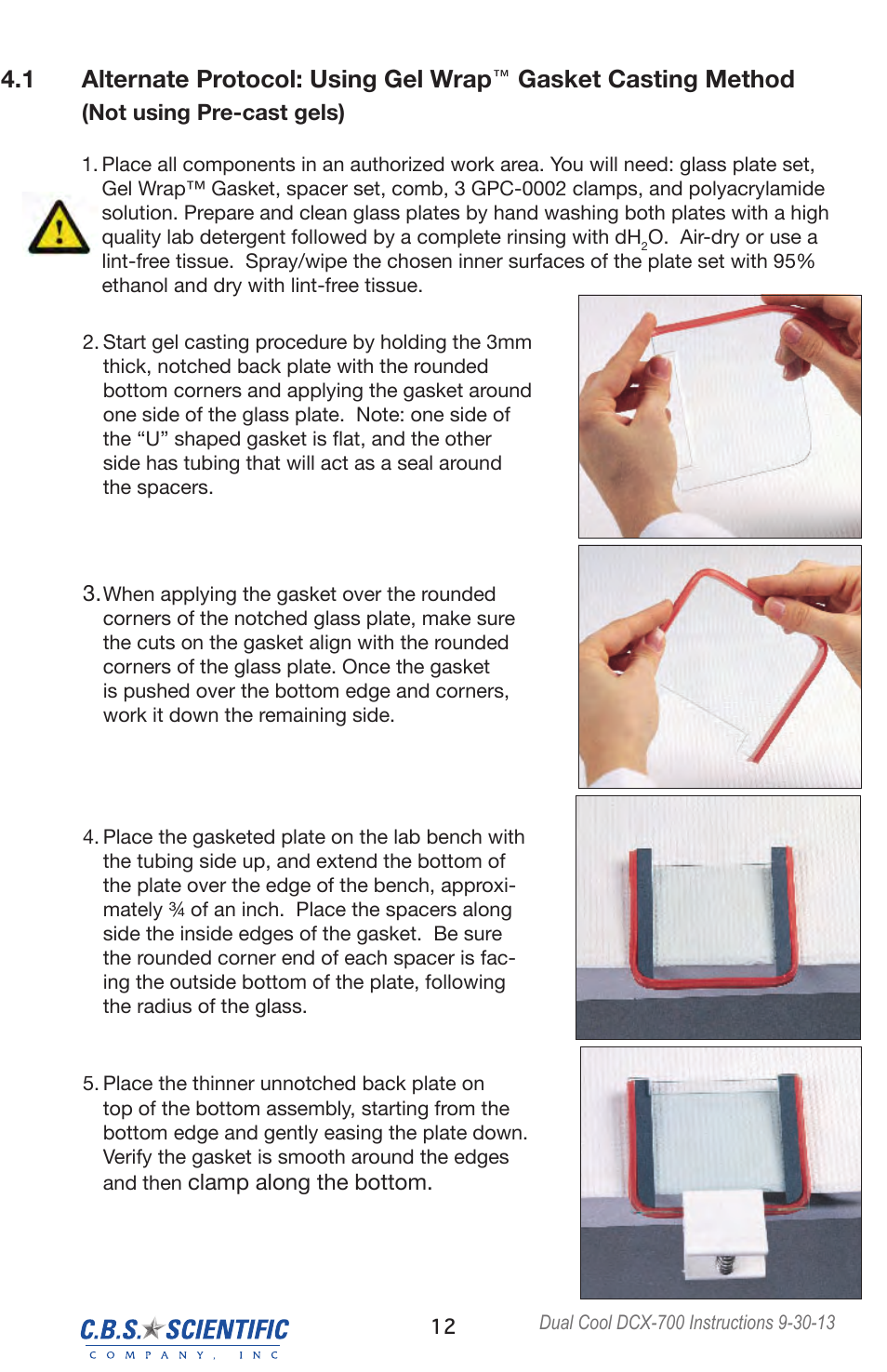 C.B.S. Scientific DCX-700 User Manual | Page 12 / 24