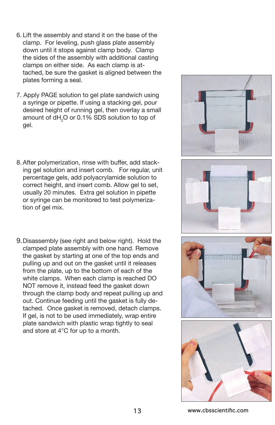 C.B.S. Scientific DCX-700 User Manual | Page 13 / 24