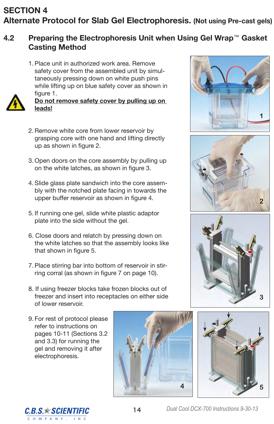 C.B.S. Scientific DCX-700 User Manual | Page 14 / 24