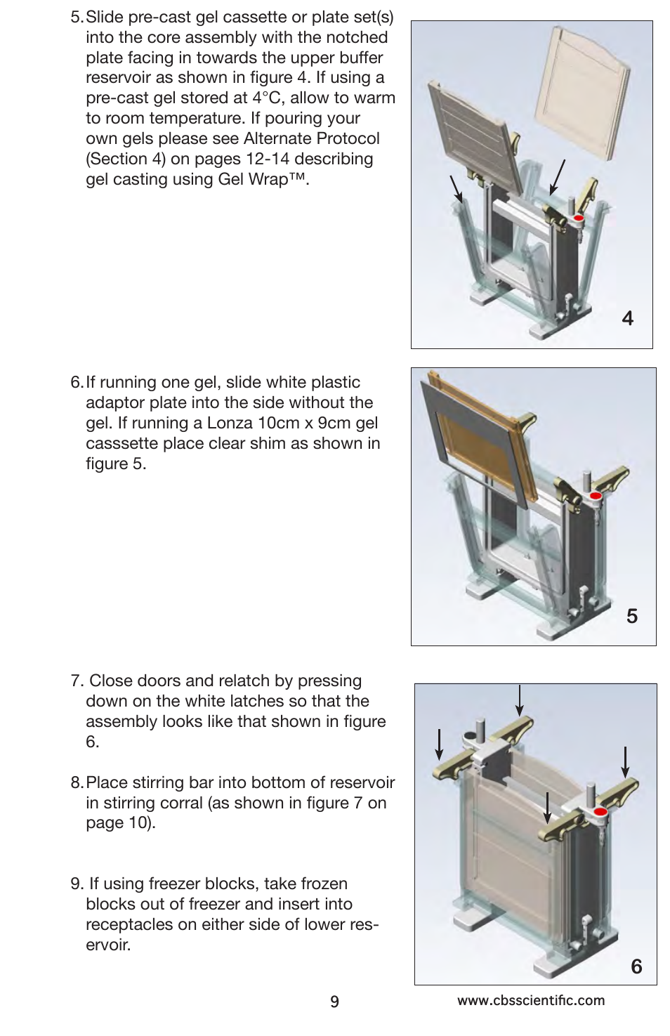 C.B.S. Scientific DCX-700 User Manual | Page 9 / 24