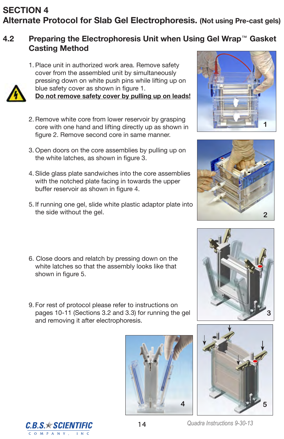 C.B.S. Scientific QNX-700 User Manual | Page 14 / 24