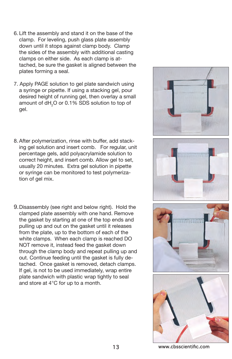C.B.S. Scientific DCX-800 User Manual | Page 13 / 24