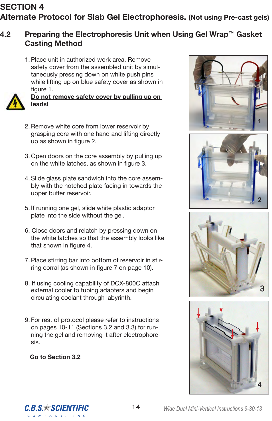 C.B.S. Scientific DCX-800 User Manual | Page 14 / 24