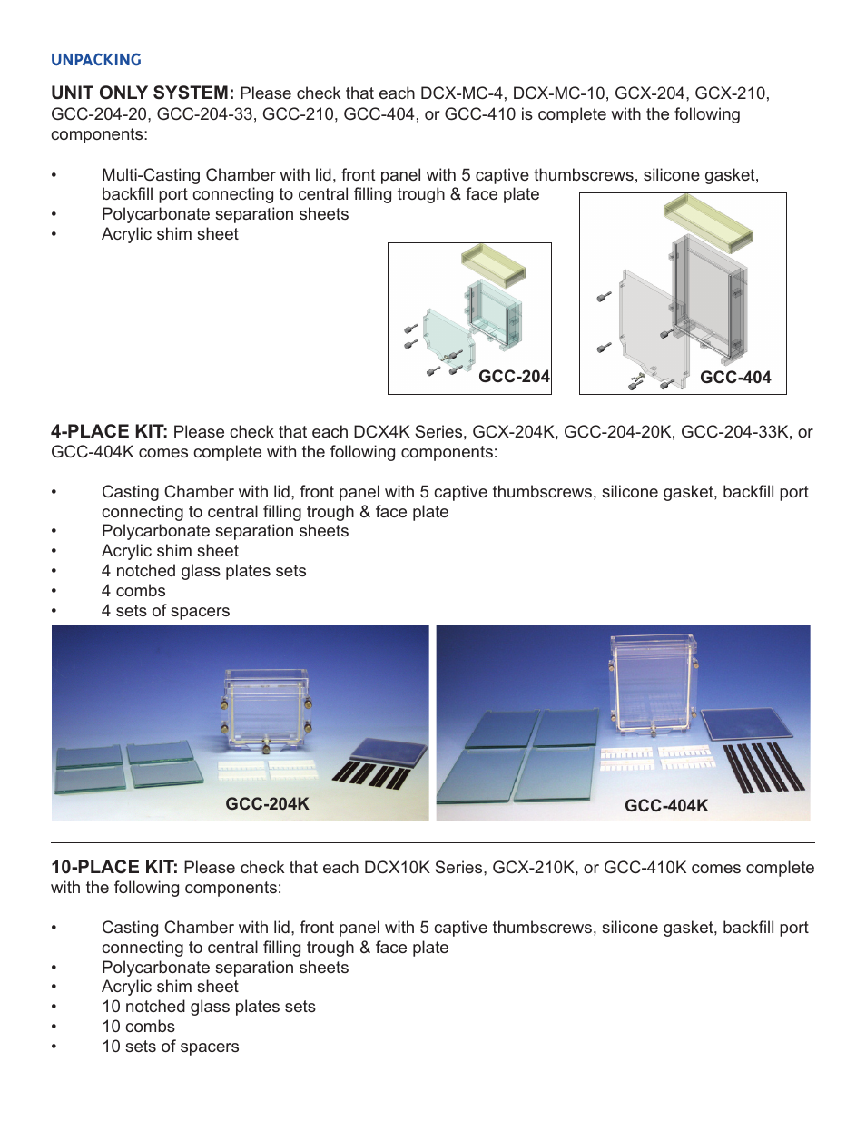 C.B.S. Scientific DCX-MC-10 User Manual | Page 2 / 3