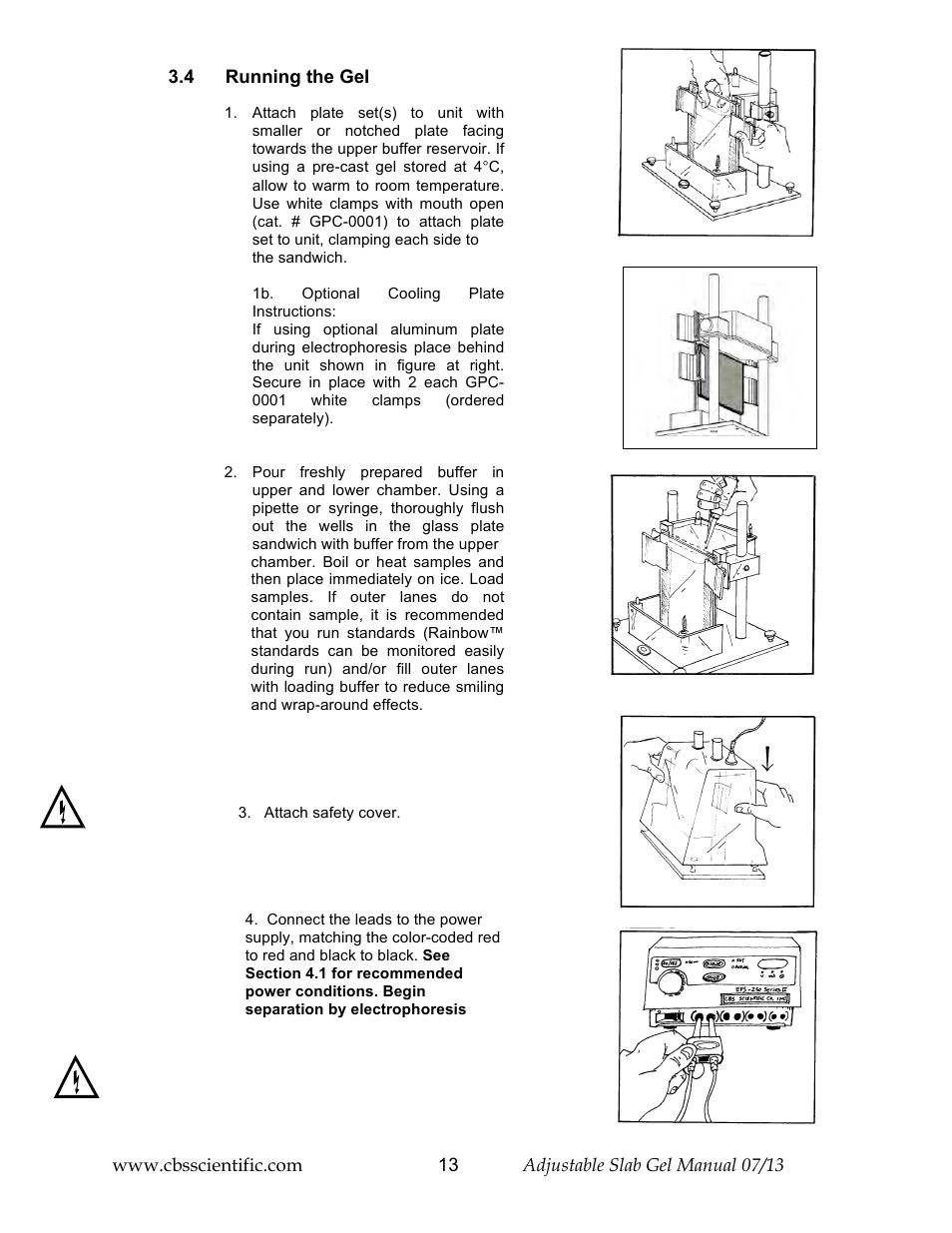 C.B.S. Scientific DASG-250-02 User Manual | Page 13 / 24