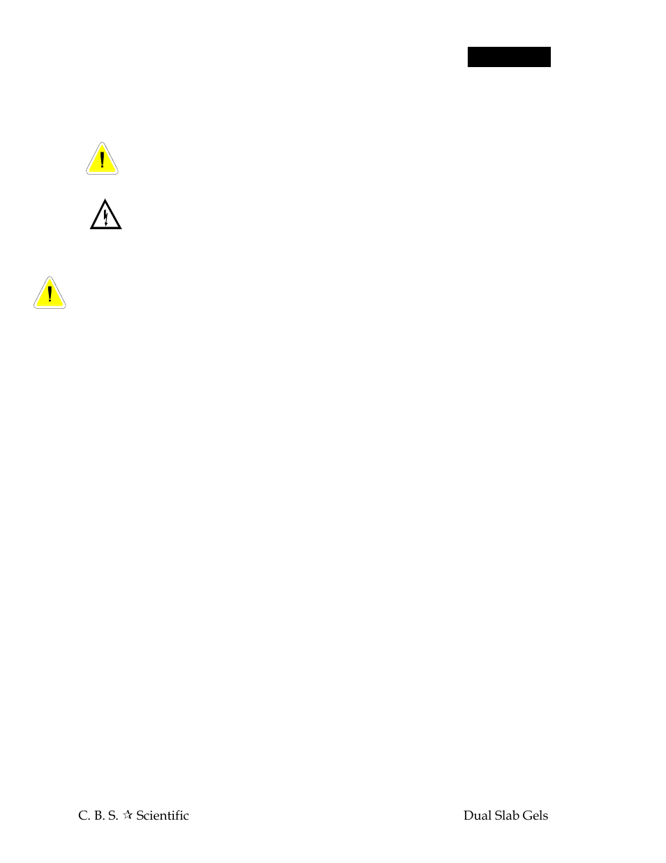 C.B.S. Scientific DSG Series User Manual | Page 3 / 20