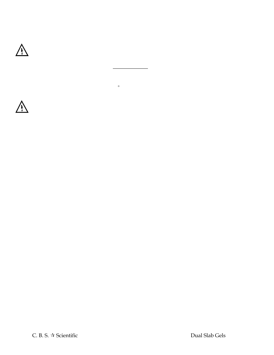 C.B.S. Scientific DSG Series User Manual | Page 6 / 20