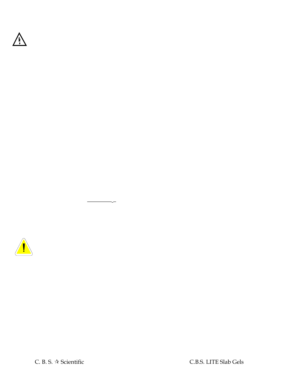 C.B.S. Scientific SG Series User Manual | Page 13 / 20