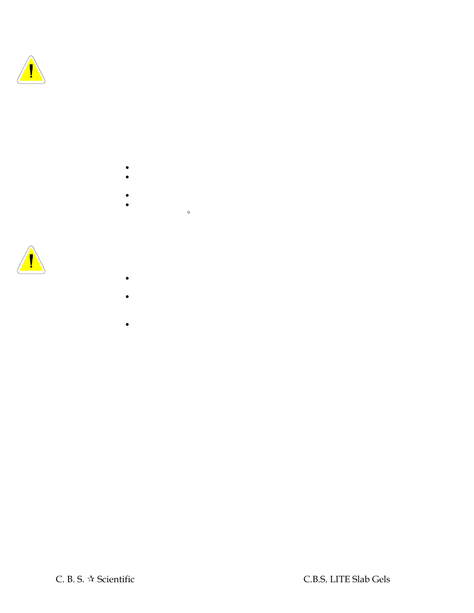 C.B.S. Scientific SG Series User Manual | Page 15 / 20
