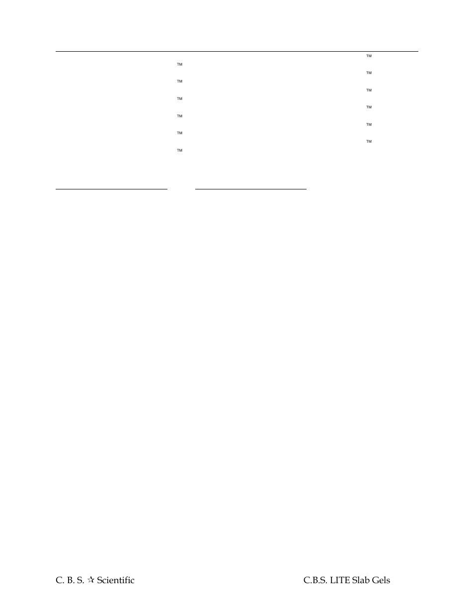 Gel wrap gasket accessories, Accessories | C.B.S. Scientific SG Series User Manual | Page 16 / 20