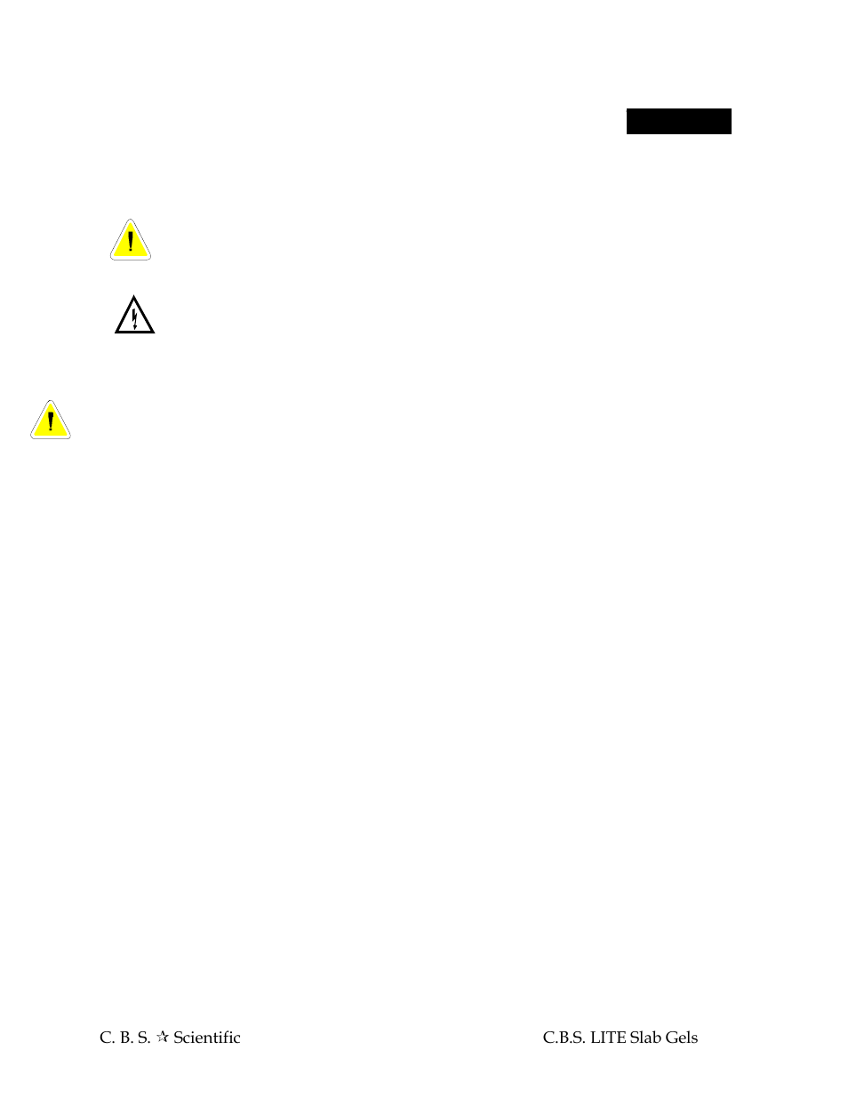 C.B.S. Scientific SG Series User Manual | Page 3 / 20