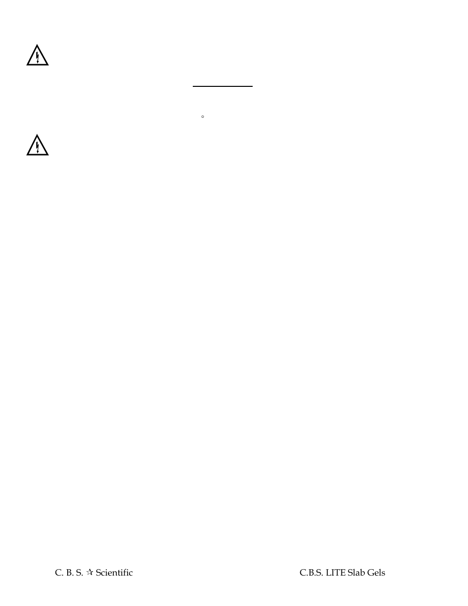 C.B.S. Scientific SG Series User Manual | Page 6 / 20