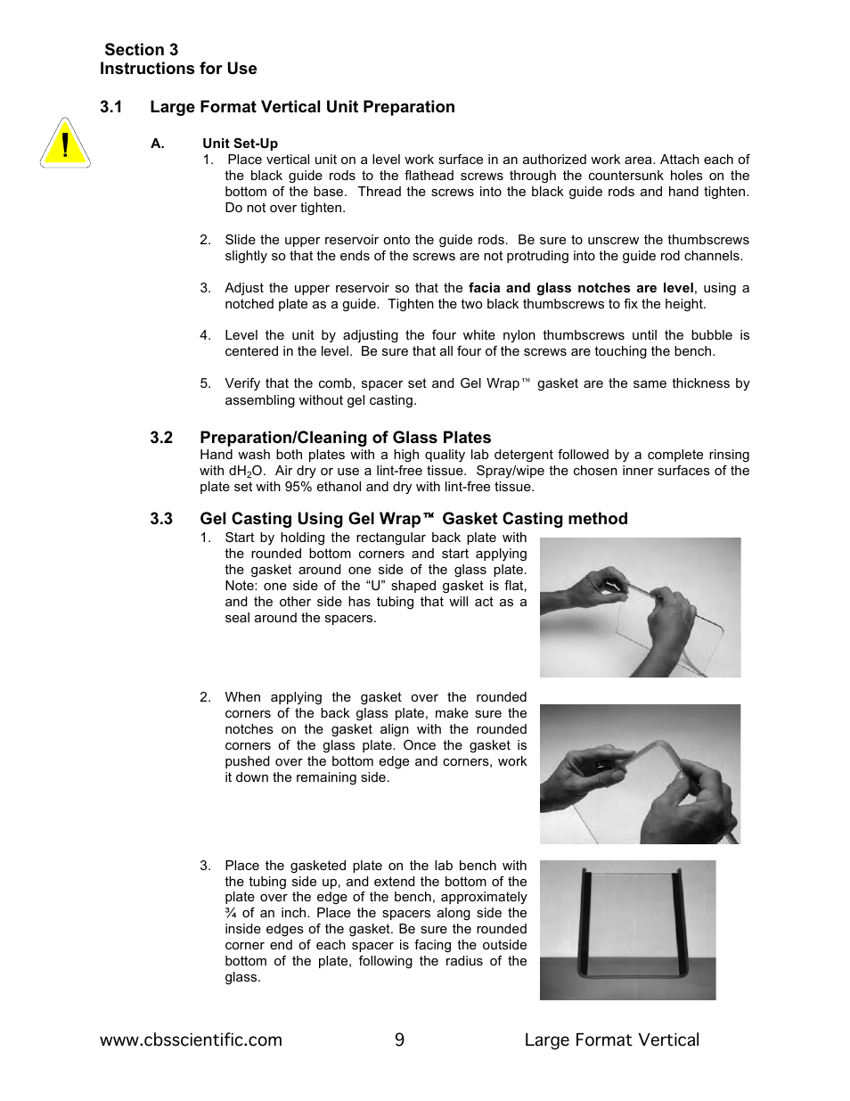 C.B.S. Scientific LDASG-400-20 User Manual | Page 9 / 18