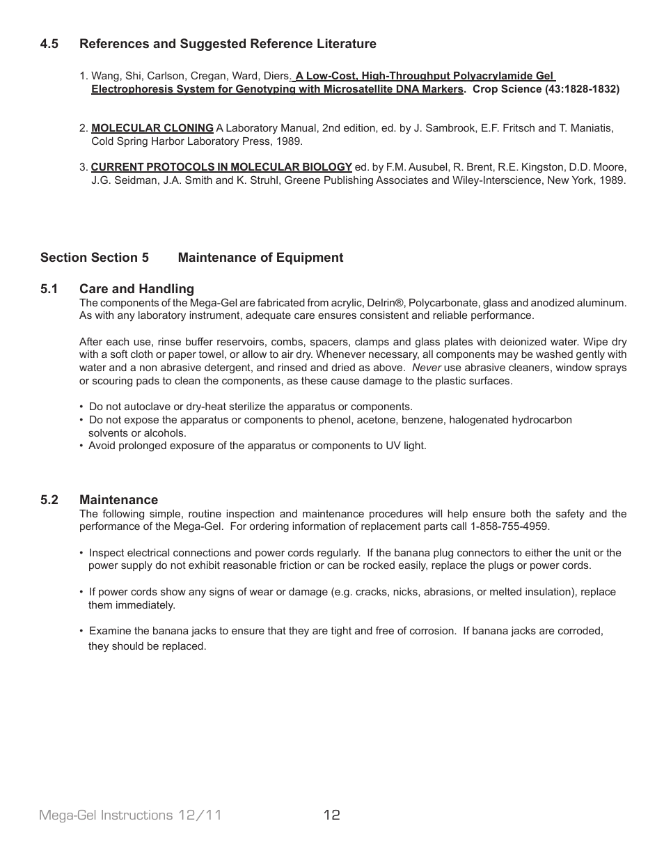C.B.S. Scientific C-DASG-400-50 User Manual | Page 12 / 16