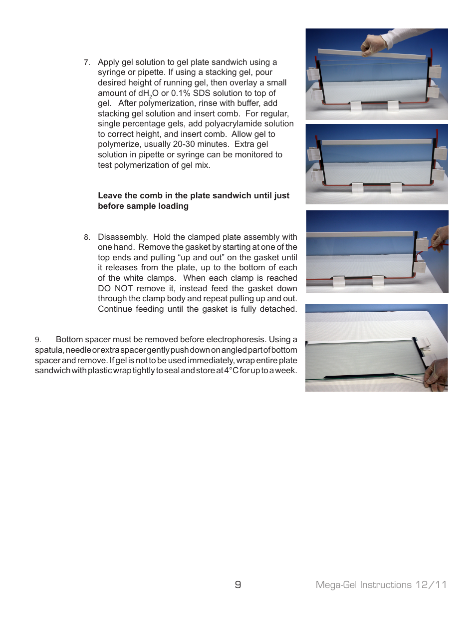 C.B.S. Scientific C-DASG-400-50 User Manual | Page 9 / 16
