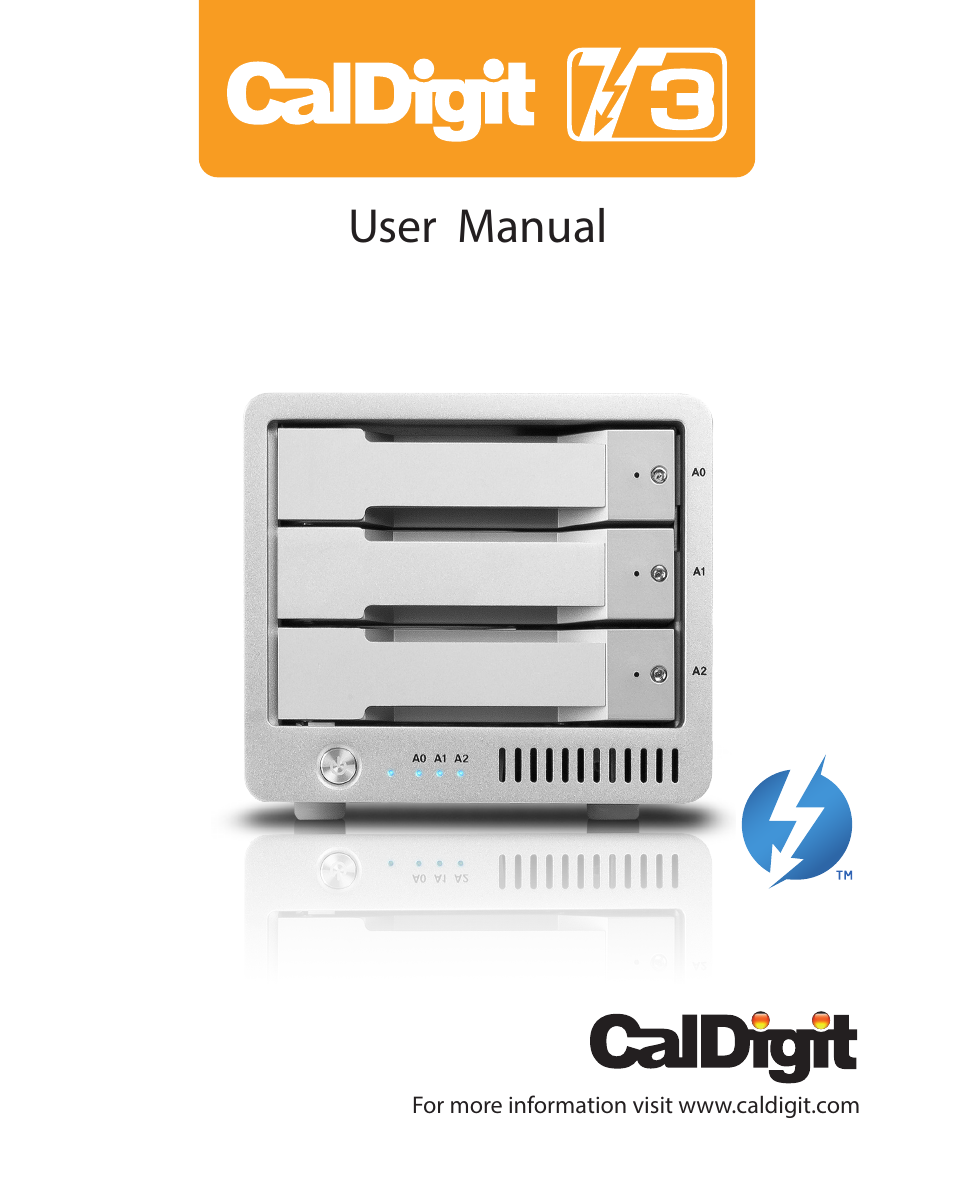 CalDigit T3 User Manual | 20 pages