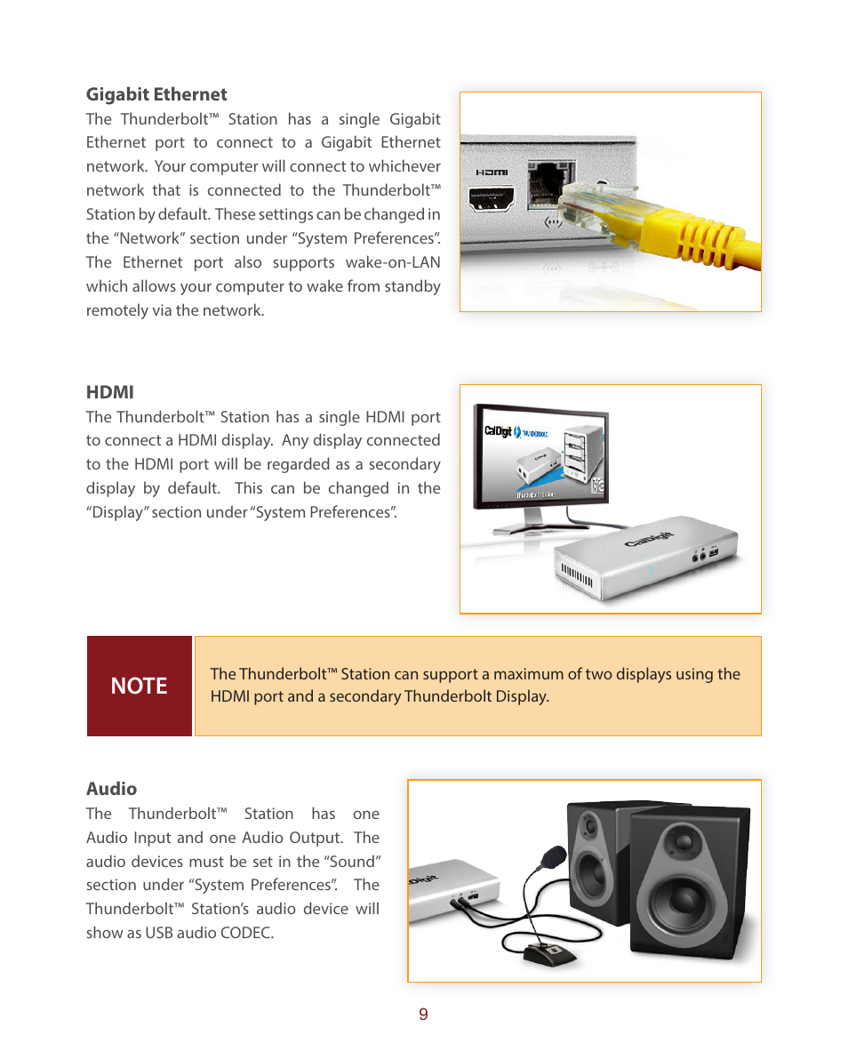 CalDigit Thunderbolt Station User Manual | Page 9 / 12