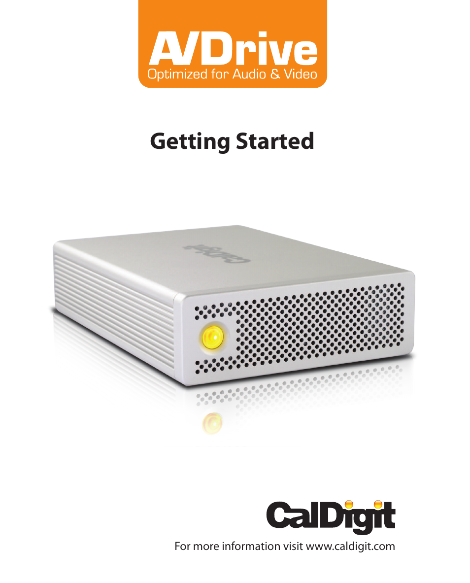 CalDigit AV Drive User Manual | 21 pages