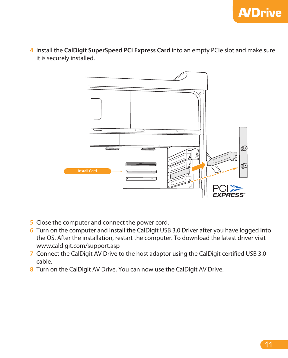 CalDigit AV Drive User Manual | Page 11 / 21