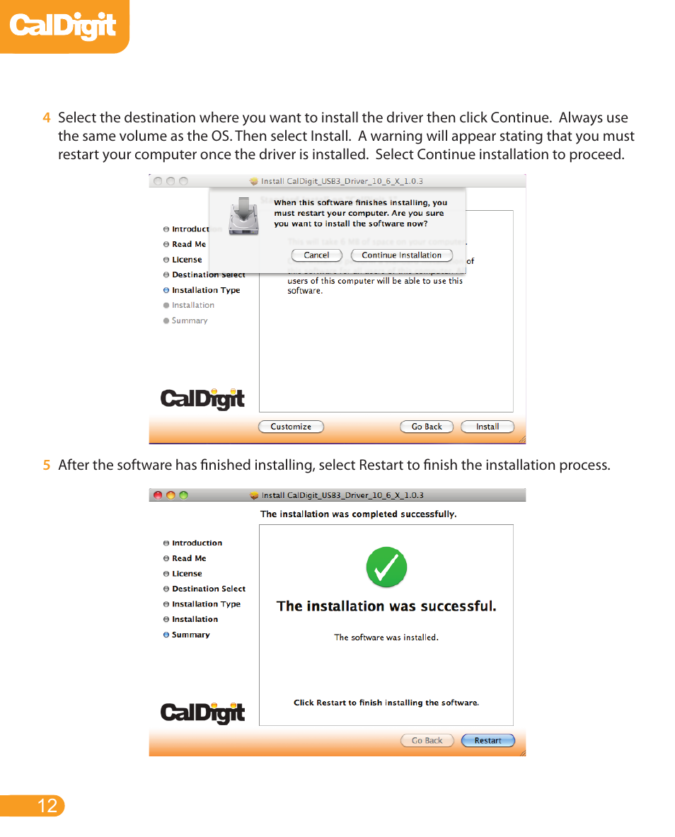 CalDigit USB 3 card for desktop User Manual | Page 12 / 15