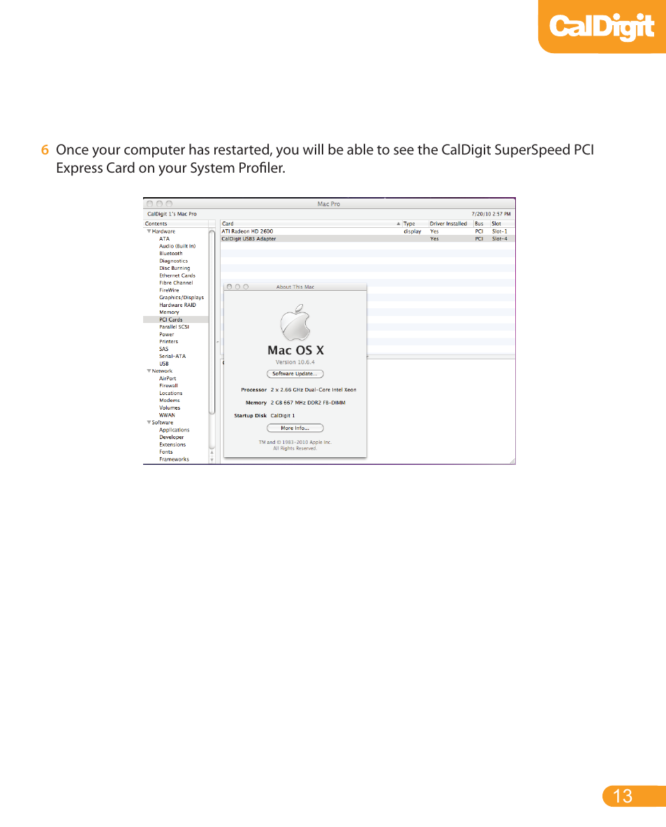 CalDigit USB 3 card for desktop User Manual | Page 13 / 15
