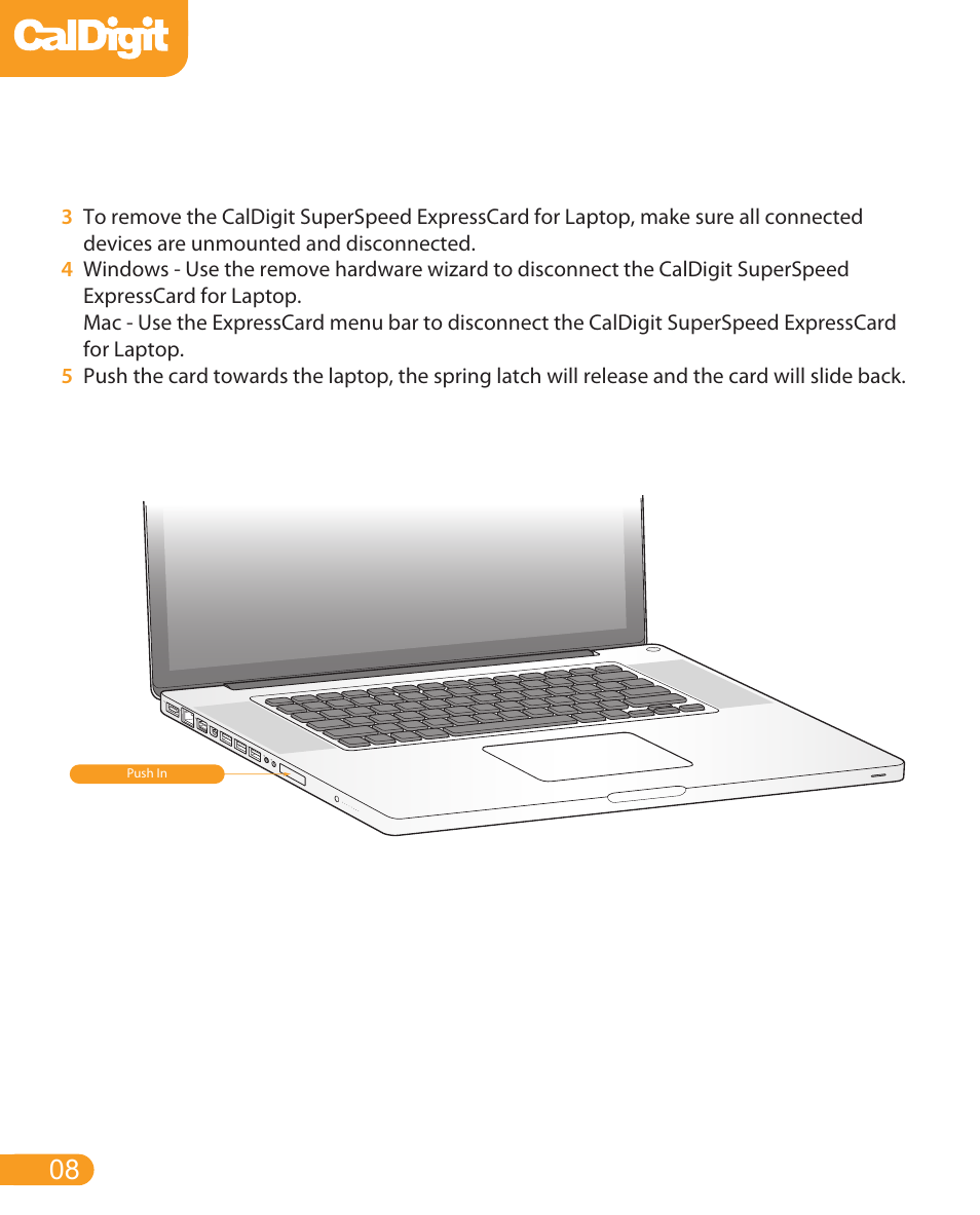 CalDigit USB 3 card for laptop User Manual | Page 8 / 15