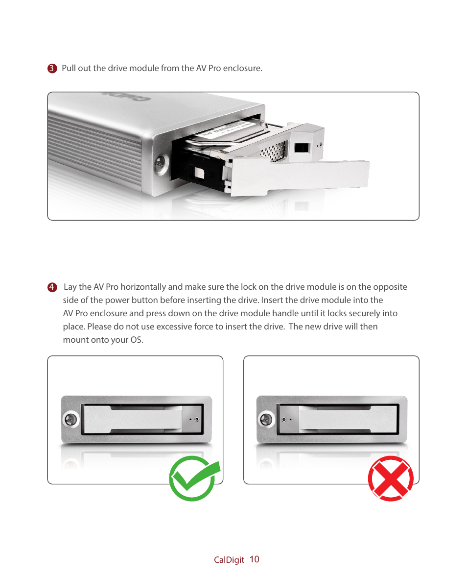 CalDigit AV Pro Combo User Manual | Page 10 / 21