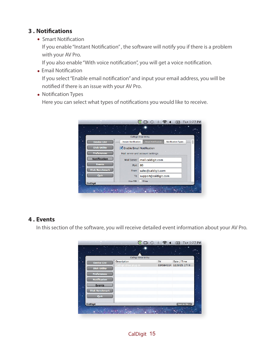 CalDigit AV Pro Combo User Manual | Page 15 / 21