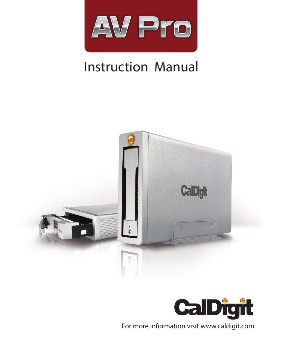 CalDigit AV Pro USB 3 Only User Manual | 21 pages